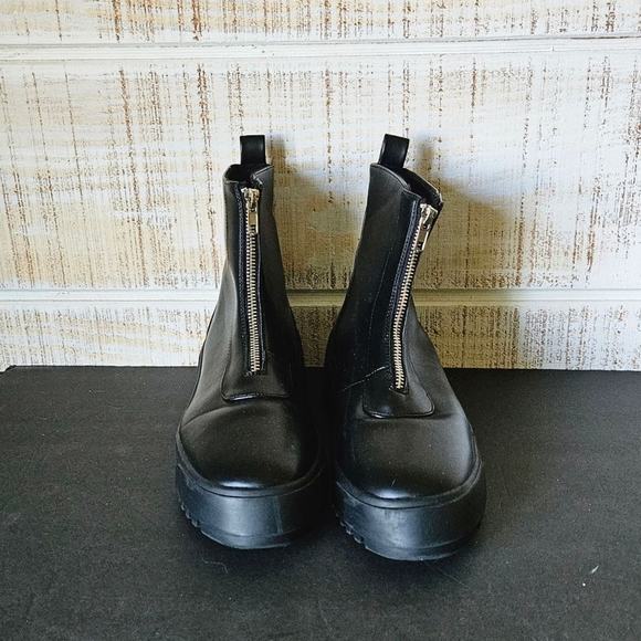 Asos sz 8 zip up platform chunky boot - Picture 3 of 10